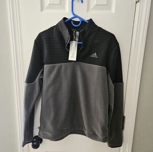 Adidas Men's Medium Fleece Water Repellant 1/4 Zip Pullover DWR HF6527